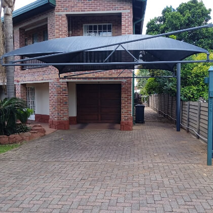 Can you install a shadeport on paving or tiles